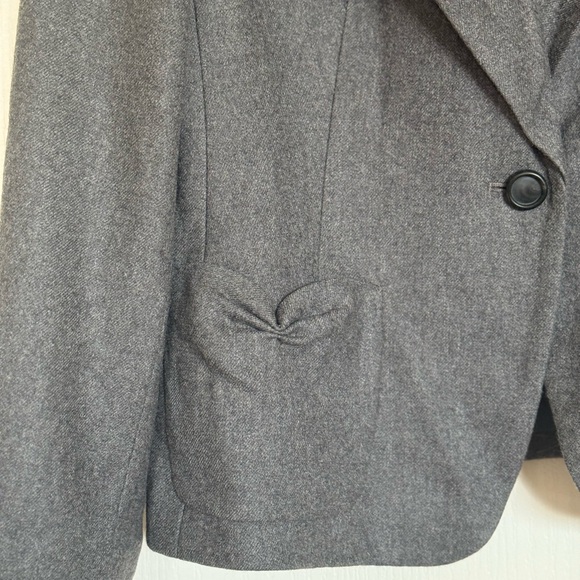 Talbots Gray Jacket Size 12 - Picture 6 of 11